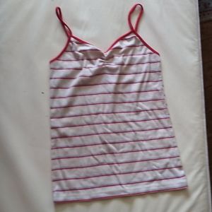 Red white and blue striped tank top